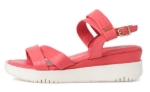 Obrázek z Tamaris 1-28700-28 500 Dámské sandály na klínku červené 