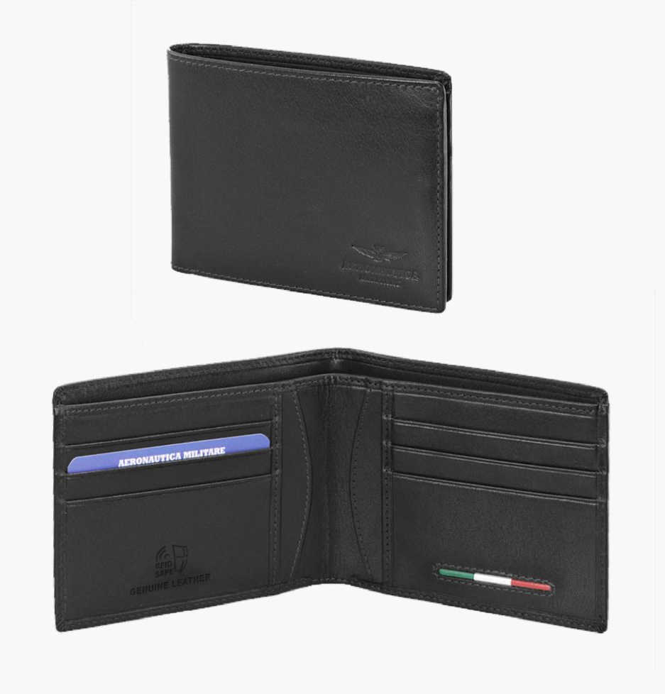 Peněženka Aeronautica Militare Target AM 171 01 černá