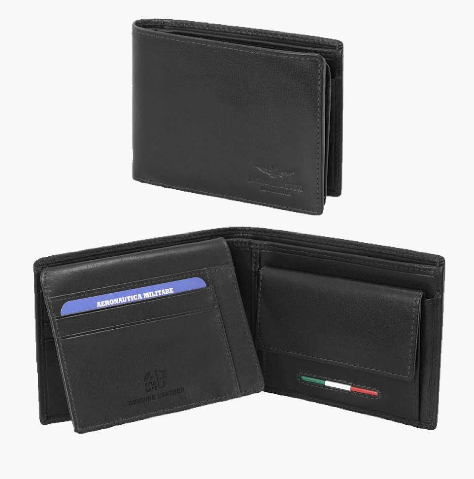 Peněženka Aeronautica Militare Target AM 171 01 černá