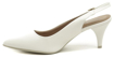 Obrázek z Piccadilly 745045-220 Dámské sandály na podpatku bílé 