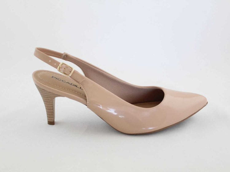 Obrázek z Piccadilly 745045-222 Dámské sandály na podpatku béžové 