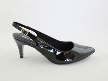 Obrázek Piccadilly 745045-224 Dámské sandály na podpatku černé