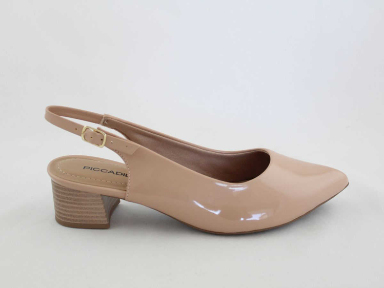 Obrázek z Piccadilly 739021-22 Dámské sandály na podpatku béžové 