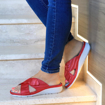 Obrázek z Batz Xenia Red Dámské zdravotní pantofle 