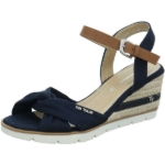 Obrázek z Tom Tailor 3290403 Dámské sandály na klínku navy 