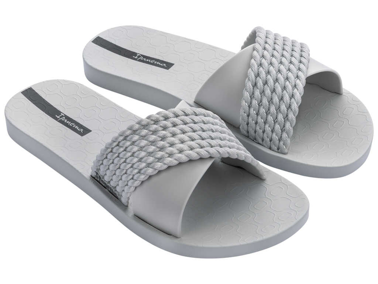 Obrázek z Ipanema Street II 83244-21933 Dámské pantofle stříbrné 