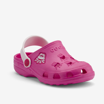 Obrázek Coqui LITTLE FROG 8701 Dětské sandály Lt. fuchsia/Pale pink