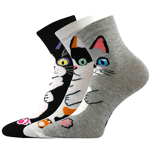 Obrázek z BOMA ponožky Micka kočky 3 pár 