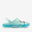 Obrázek z Coqui LINDO 6413 Dámské sandály Lt. mint/Turquoise summer + amulet 