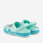 Obrázek z Coqui LINDO 6413 Dámské sandály Lt. mint/Turquoise summer + amulet 