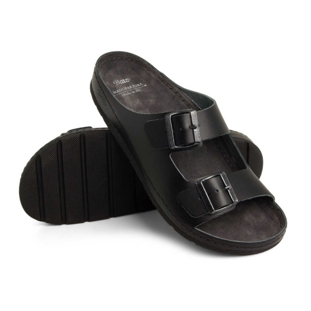 Obrázek z Batz Zeno Black Pánské zdravotní pantofle 