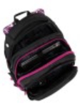 Obrázek z Bagmaster BAG 9 C studentský batoh - růžovo bílý růžová 30 l 
