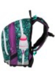 Obrázek z Bagmaster ALFA 9 B školní batoh - tyrkysové ornamenty zelená 23 l 