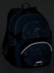 Obrázek z Bagmaster THEORY 9 C školní batoh - modrý s květinami modrá 29 l 