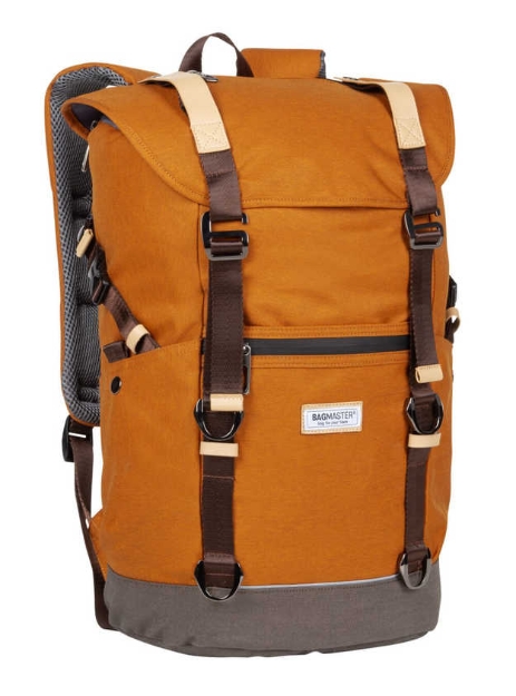 Obrázek z Bagmaster MESSENGER 20 A Studentský batoh Orange / Brown 17 L 