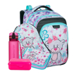 Obrázek z Bagmaster LUMI 21 C Velký SET Školní batoh Gray / Blue / Pink 18 L 