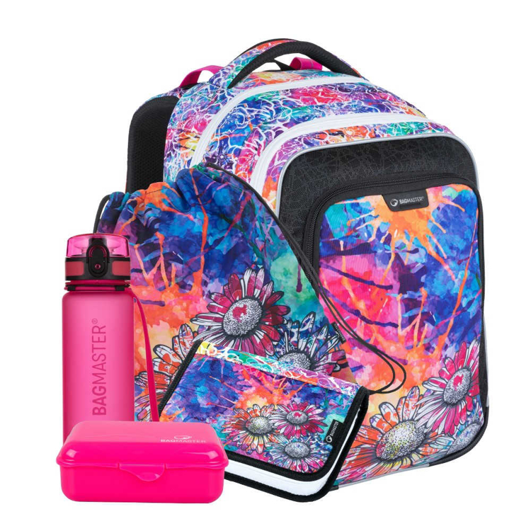 Obrázek z Bagmaster LUMI 21 A Velký SET Školní batoh Colourful 18 L 