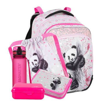 Obrázek Bagmaster BETA 22 B Velký SET Školní batoh růžový 23 L