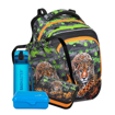 Obrázek z Bagmaster BETA 22 C Velký SET Školní batoh zeleno / oranžový 23 L 
