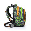 Obrázek z Bagmaster BETA 22 C Velký SET Školní batoh zeleno / oranžový 23 L 