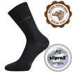 Obrázek z LONKA Ponožky slabé z merino DEWOOL s ionty stříbra ČERNÉ (3 páry) 