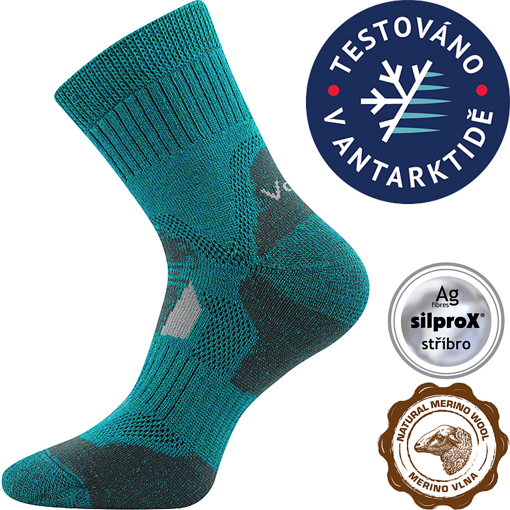 Obrázek z VOXX® ponožky Stabil modro-zelená 1 pár 