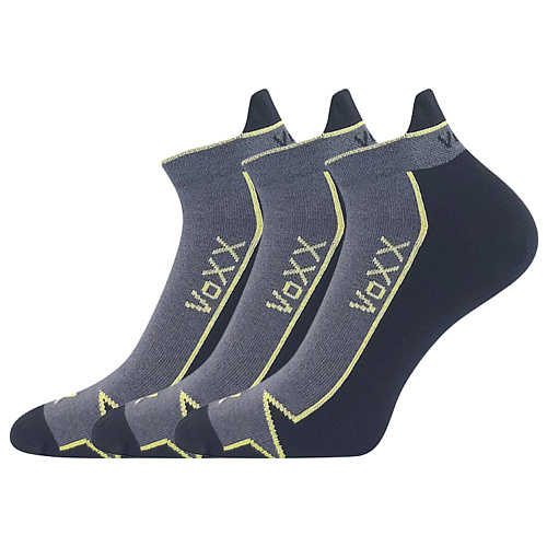 VOXX® ponožky Locator A tmavě šedá 3 pár