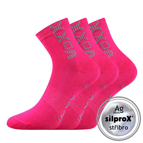 VOXX® ponožky Adventurik magenta 3 pár koupíte na CoolBoty.cz