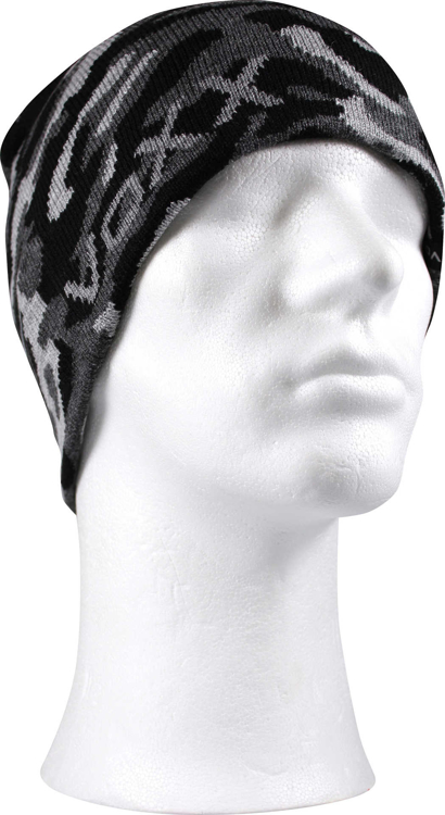 Obrázek z VOXX Čepice pánská pletená AMPERA vzor černý MASKÁČ 