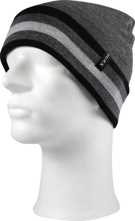 Obrázek z VOXX Čepice pánská pletená RECORD zimní ANTRACITOVÁ 