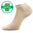Obrázek z LONKA Ponožky nízké bambusové DESI béžové (3 páry) 