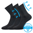 Obrázek z BOMA® ponožky Diarten tmavě šedá 3 pár 