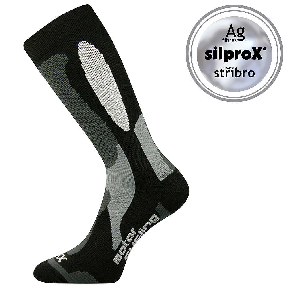 VOXX® podkolenky Engine černo šedá 1 pár