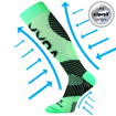Obrázek z VOXX® kompresní podkolenky Protect neon zelená 1 pár 