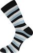 Obrázek z BOMA Ponožky dámské celofroté PRUHANA 2 pruhované MIX B (2 páry) 