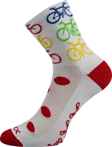 Obrázek z VOXX® ponožky Ralf X bike/bílá 1 pár 