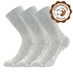 Obrázek z BOMA ponožky Říp šedý melír 3 pár 