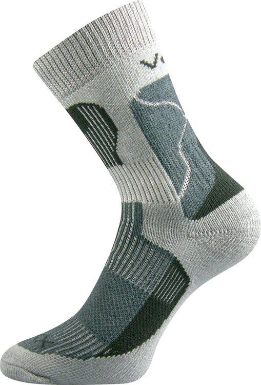 Obrázek z VOXX Ponožky thermo TREKING froté SVĚTLE ŠEDÉ 