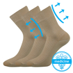 Obrázek z BOMA® ponožky Viktorka béžová 3 pár 
