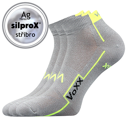 Obrázek z VOXX® ponožky Kato sv.šedá 3 pár 