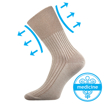 Obrázek z BOMA® ponožky Zdrav. béžová 3 pár 