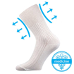 Obrázek z BOMA Ponožky slabé medicine ZDRAV s nestahujícím lemem BÍLÉ (3 páry) 
