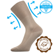 Obrázek z LONKA® ponožky Zdravan béžová 3 pár 