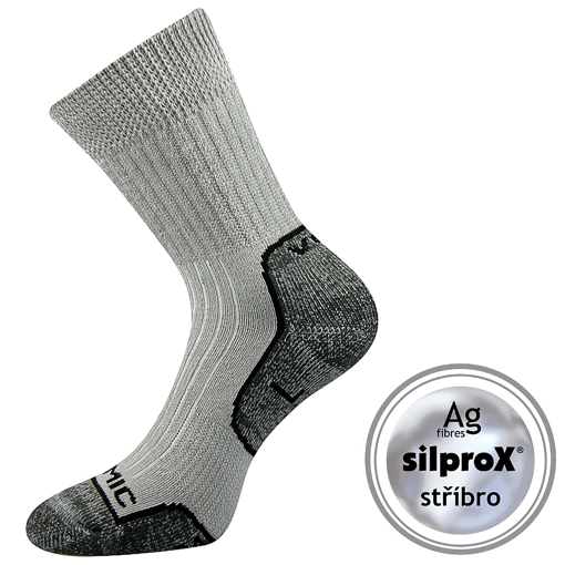 Obrázek z VOXX® ponožky Zenith L+P světle šedá 1 pár 