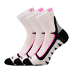 Obrázek z VOXX ponožky Kryptox bílá-růžová 3 pár 