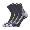 Obrázek z VOXX ponožky Kryptox tmavě šedá-žlutá 3 pár 