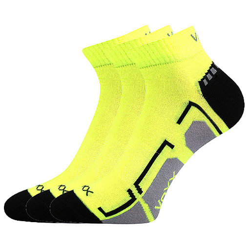 Obrázek z VOXX® ponožky Flash neon žlutá 3 pár 