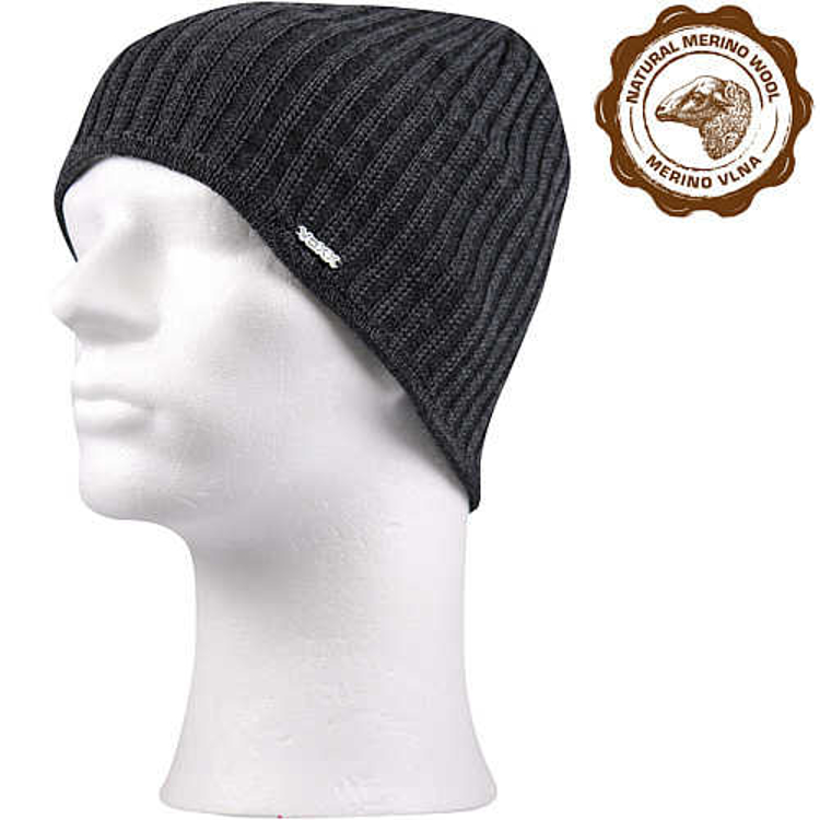 Obrázek z VOXX Čepice pánská pletená GALAXY tmavě šedá 