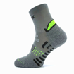 Obrázek z VOXX Ponožky sportovní s ionty stříbra INTEGRA anatomicky tvarované ŠEDÉ S NEON ZELENOU 