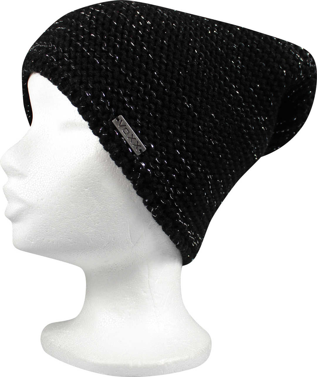 VOXX® pletené čepice Vivaro černá/stříbrná 1 ks